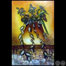 Plantas - Pintura al leo - Obra de Vicente Gonzlez Delgado